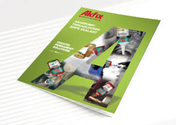 غلاف Brochure anaérobies Akfix 2025 — frein-filets et étanchéité raccords