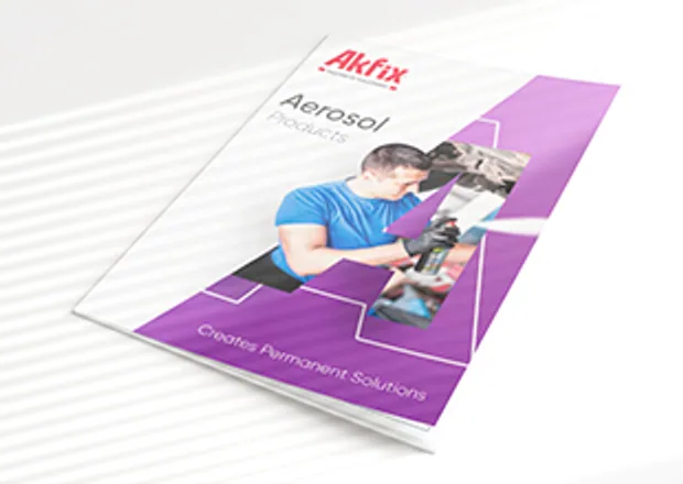 غلاف Catalogue aérosols Akfix — gamme Aerosol